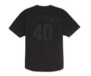 Supreme 40 Acres Twill Baseball Jersey Black