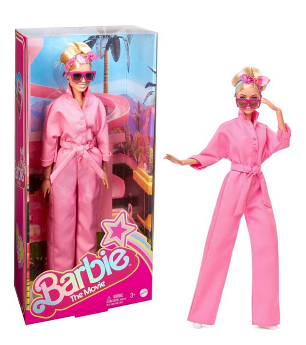 Barbie The Movie Collectible Doll Margot Robbie as Barbie in Pink Power Jumpsuit