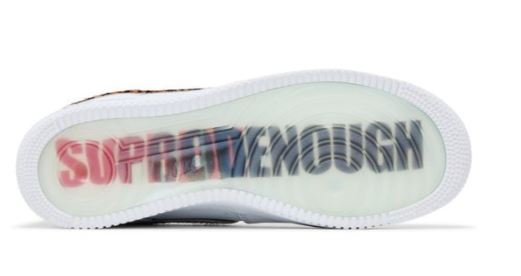 Supreme x GOODENOUGH x Air Force 1 Low 'White Cheetah Print'