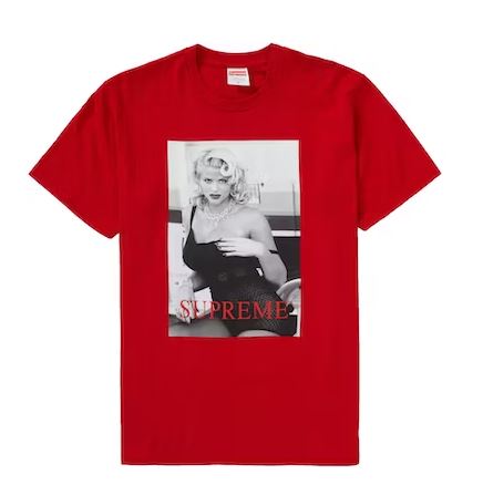 Supreme Anna Nicole Smith Tee Red