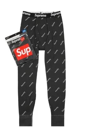 SUPREME®/HANES® THERMALSET BLACK