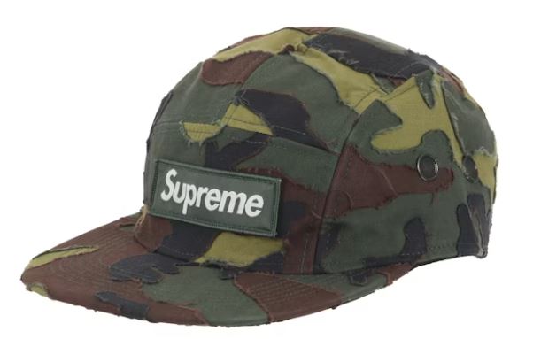 Supreme Layered Camo Camp Cap Woodland Camo