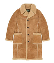 Denim Tears Full-Length Winter Recess NYC Shearling Coat