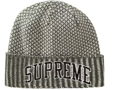 Supreme Fair Isle Beanie Dark Olive