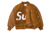 SUPREME BIG LOGO CHENILLE VARSITY JACKET