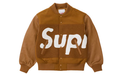 SUPREME BIG LOGO CHENILLE VARSITY JACKET