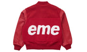 SUPREME BIG LOGO CHENILLE VARSITY JACKET
