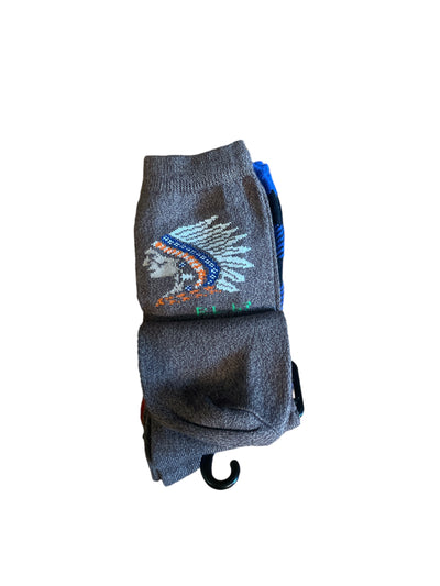 POLO Ralph Lauren INDIAN HEAD/AZTEC 3pack socks
