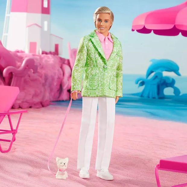 Barbie The Movie Sugar’s Daddy Ken Doll in Pastel Suit With Dog