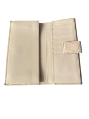 Preowned Gucci Embossed GG Pattern Leather Wallet