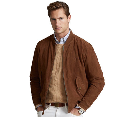 POLO RALPH LAUREN  Suede Bomber Jacket