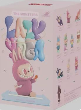 The Monsters Lazy Yoga Labubu Pop Mart Original