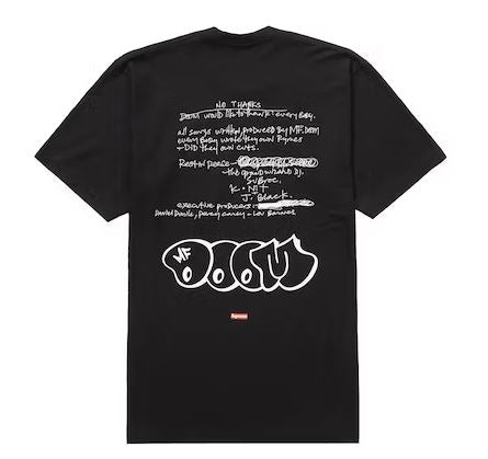 Supreme MF DOOM Tee Black