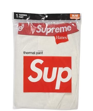Supreme Hanes Thermal Natural SET