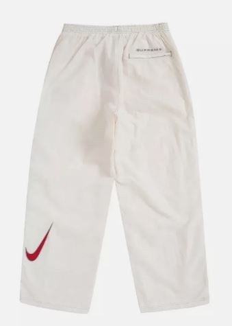 Supreme Nike Ripstop Track Pants White