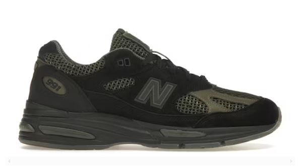 New Balance 991v2 MiUK Stone Island Black