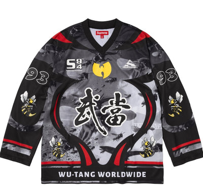 Supreme/Wu-Tang Clan Hockey Jersey BLACK