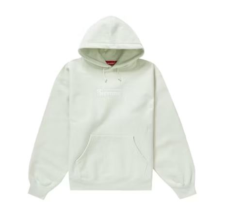 SUPREME BOX LOGO HOODIE LIGHT GREEN