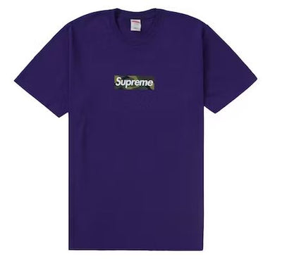 SUPREME BOX LOGO TEE PURPLE