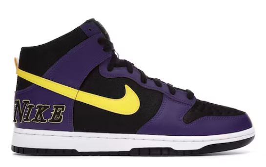 Nike Dunk High EMB Lakers