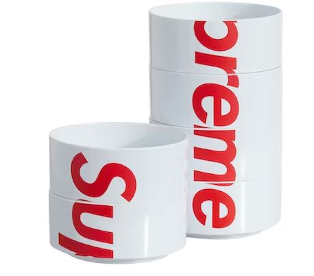 Supreme Heller Bowls (Set of 6) White