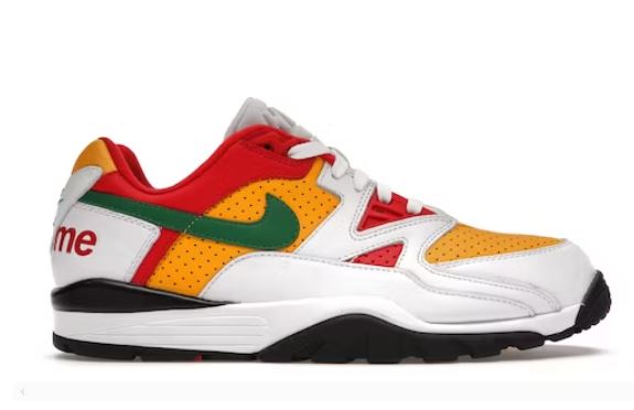 Nike Cross Trainer Low Supreme White Yellow Red