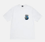 Stussy x Born X Raised 8 Ball Tee 'White'