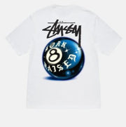 Stussy x Born X Raised 8 Ball Tee 'White'