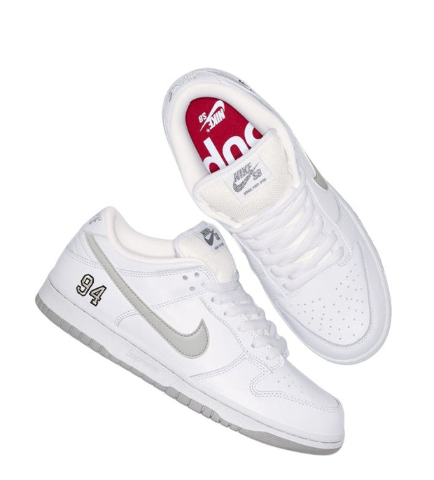 Supreme x Dunk Low SB White